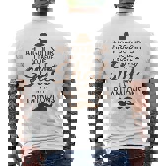 Ah Good Sir I Do Believe I'Ve Shat In My Pantaloons Men's Back Print T-Shirt | Mazezy