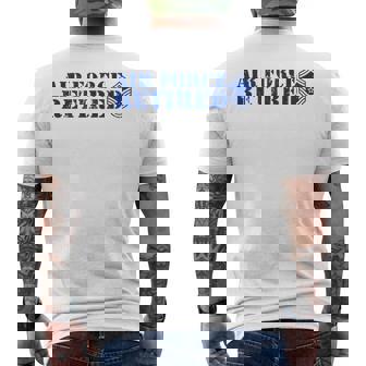 Air Force Senior Master Sergeant SMSgt Men's Back Print T-Shirt | Mazezy