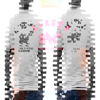 Alaska Home Alaskaiaggio In Montagna Avventura Camping T-shirt da uomo con stampa posteriore - Novitaregali