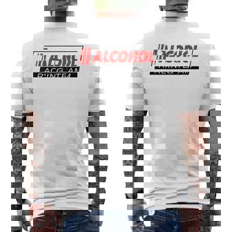 Alcohol Racing Team X Deliciosas Cervezas Cervezas & Carreras De Coches Camiseta Hombre Estampado Espalda - Regaloses
