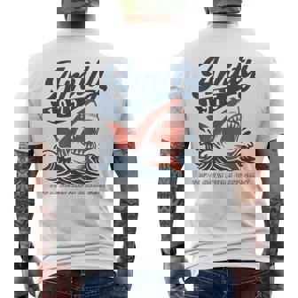 Amity 1975 Retro Shark You’Re Gonna Need A Bigger Boat Men's T-shirt Back Print | Seseable CA