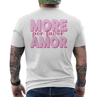 More Amor Por Favor X Más AmorElflove Amor Propio Amor Camiseta Hombre Estampado Espalda - Regaloses