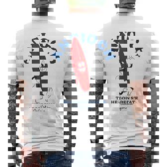 Antioch California Retro Surfer Vintage Beach Tank Top Men's Back Print T-Shirt | Mazezy