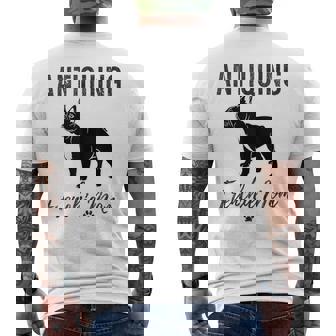 Antiquing Frenchie Mom Shirt Dog Lover Antiquing Tank Top Men's Back Print T-Shirt | Mazezy