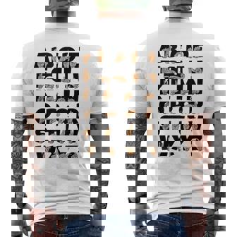 ASL American Sign Language Alphabet Teacher Deaf Tank Top Men's Back Print T-Shirt | Mazezy