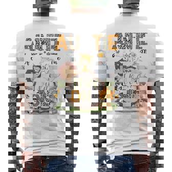 Auntie Of The Wild One 1St Birthday Boy Safari Lover Men's T-shirt Back Print | Seseable CA