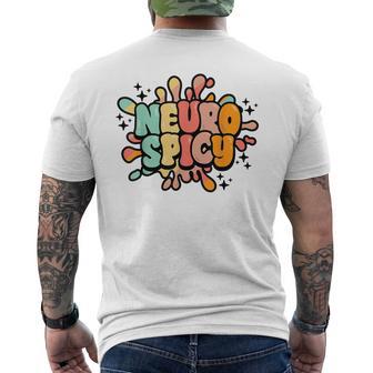 Autism Awareness Adhd Neurospicy Special Education Sped Men's T-shirt Back Print | Mazezy