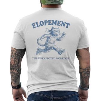 Autism Neurodiversity Cat Elopement The Unexpected Workout Men's T-shirt Back Print | Seseable CA