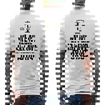 Avocat D'avocat T-shirt imprimé au dos - Cadeauxyz