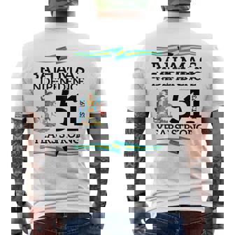 Bahamas Independence Day Bahamas 51th Celebration Men's Back Print T-Shirt | Mazezy