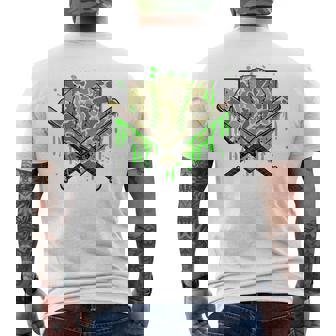 Baseball Drip Camo Home Plate Boys Sports Cool Game Day Drip Men's T-shirt Back Print - Monsterry