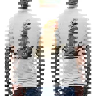 Bearded Dragon Youth Gecko Lizard Animal メンズTシャツ バックプリント - Kawaiitshirt