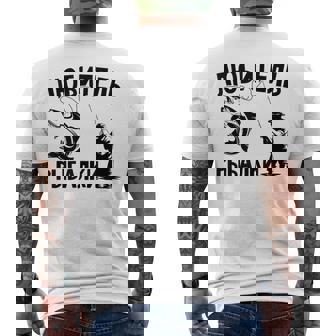 Best Fisherman Outfit Russian Saying Russia Fishing Men's Back Print T-Shirt | Mazezy