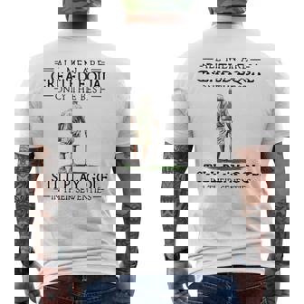 Best Men Play Golf Seventies Golfer Golfing Men's Back Print T-Shirt | Mazezy