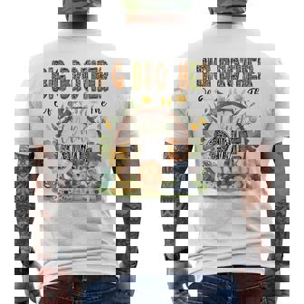 Big Brother Of The Wild One 1St Birthday Boy Safari Jungle Men's T-shirt Back Print | Seseable FR