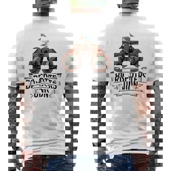 Bird Spotters Union Retro Nature Men's Back Print T-Shirt | Mazezy