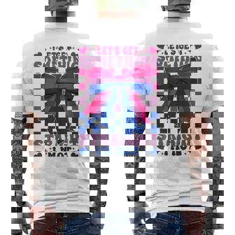 Bisexual Bi Pride Let's Get Something Straight I'm Not Men's Back Print T-Shirt | Mazezy