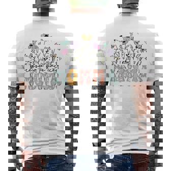 Blessed To Be Called Momma Floral Mother's Day Men's Back Print T-Shirt | Mazezy