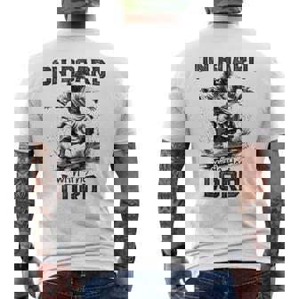 On Board With The Lord Jesus Skateboarding Skateboard Men's T-shirt Back Print - Monsterry