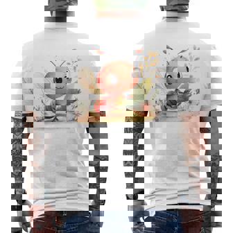 Boho Cute Ant Artwork Tee Men's Back Print T-Shirt | Mazezy