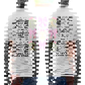 Bonsai Mom Mama Bonsai Tree Japanese Zen Mother's Day Men's Back Print T-Shirt | Mazezy