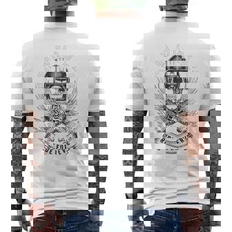 Born To Race Ride Forever スカルバイカーデザイン メンズTシャツ バックプリント - Kawaiitshirt