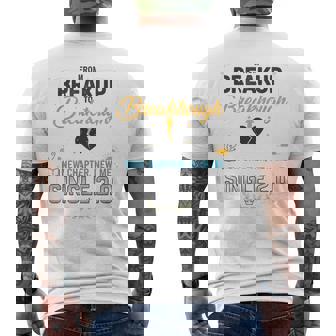 From Breakup To Breakthrough New Chapter New Me Single 20 Men's Back Print T-Shirt | Mazezy