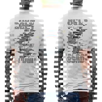 Buckley AFB Colorado Air Force Base Fighter Jets Tee Men's Back Print T-Shirt | Mazezy