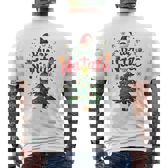 Buon Natale Italy Xmas Holiday Italian Christmas Elf Life Men's T-shirt Back Print | Mazezy