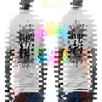 Bura Na Mano Holi Hai India Hindu Colors Happy Holi Festival メンズTシャツ バックプリント - Kawaiitshirt