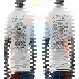 Café Days À Pariscenic French Elegance T-shirt imprimé au dos - Cadeauxyz