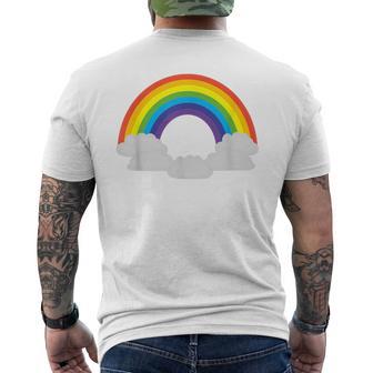 Camisa Arco Iris Para Niñas Camiseta Hombre Estampado Espalda - Regaloses