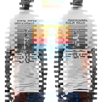 Cane Ridgeback Bro -Intage Rhodesian Ridgeback Bro T-shirt da uomo con stampa posteriore - Novitaregali