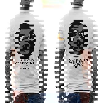 Capricorn-Zodiac Sign Men's Back Print T-Shirt | Mazezy