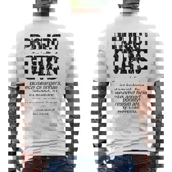 Car Guy Project Classic Muscle Car Men's Back Print T-Shirt | Mazezy