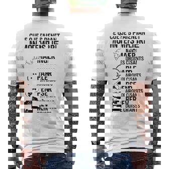 Ce Que Je Fais Pendant Mon Temps Libre Croissant Humour T-shirt imprimé au dos - Cadeauxyz