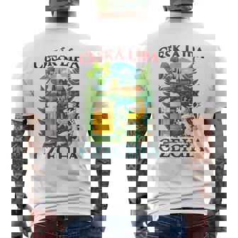 Ceská LíPa Czechia Lion Beer Czech Republic Souvenir Men's Back Print T-Shirt | Mazezy