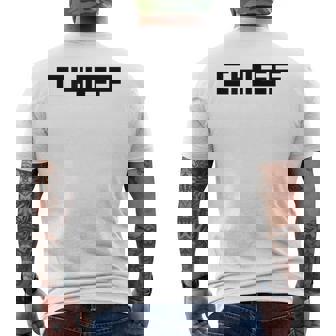 Chief Leader Master And Chieftain Army & Discipline Men's Back Print T-Shirt | Mazezy