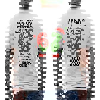 Christmas 6-7 Santa Says 67 Dear Santa Just Bring 6 7 Books Tank Top Men's Back Print T-Shirt | Mazezy