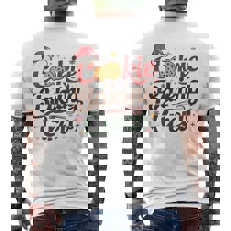 Christmas Cookie Baking Crew Xmas Men's T-shirt Back Print - Monsterry