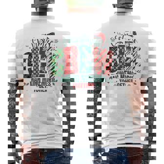 Christmas Crew Making Memories Family Matching Holiday Men's T-shirt Back Print - Monsterry