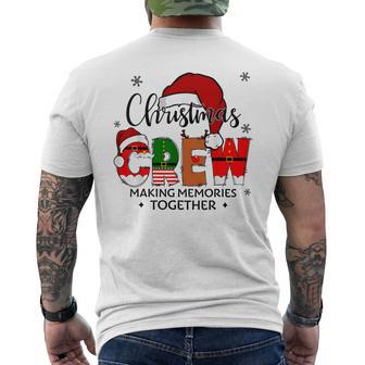 Christmas Crew Making Memories Together Matching Family Men's T-shirt Back Print - Thegiftio UK