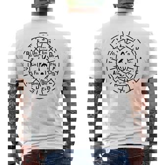 Círculo De Clave Deol De Quintos Teoría Musical Músico Clase Artes Camiseta Hombre Estampado Espalda - Regaloses