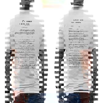 Clair De Lune クロード・ドビュッシー メンズTシャツ バックプリント - Kawaiitshirt