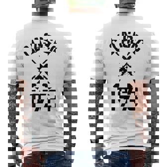 Classic 1973 With Hunting Rifles Men's Back Print T-Shirt | Mazezy