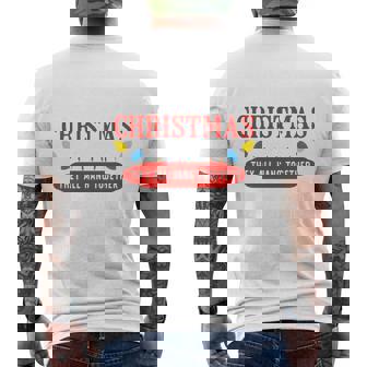 Co-Workers Are Like Christmas Lights They All Hang Together Tri-Blend Men's T-shirt Back Print - Seseable