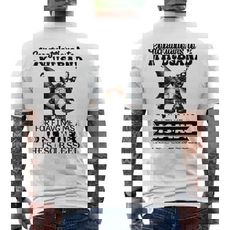 Congratulations To My Husband For Having Me As His Wife Men's Back Print T-Shirt | Mazezy