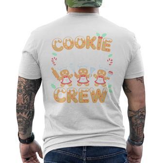 Cookie Baking Crew Christmas Gingerbread Baking Men's T-shirt Back Print - Seseable