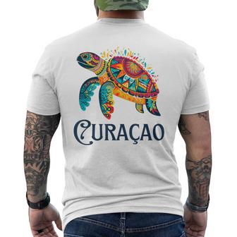 Curaçao Souvenir Curacao Turtle Curacao Men's T-shirt Back Print - Thegiftio UK