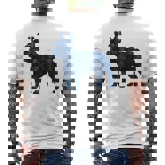 Cute French Bulldog Dog Lover For Pet Owner Men's Back Print T-Shirt | Mazezy